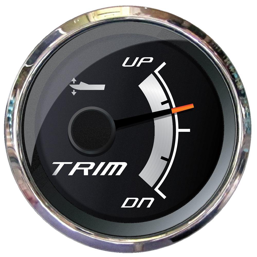 Faria Platinum 2" Trim Gauge f/Mercury, Mariner, Mercruiser, Volvo DP, Yamaha 2001  Newer [22019] - Bulluna.com