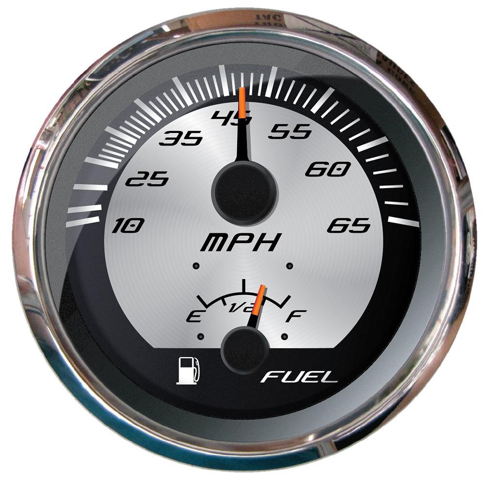 Faria Platinum 4" Multi-Function - Speedometer  Fuel [22015] - Bulluna.com