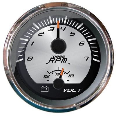 Faria Platinum 4" Multi-Function - Tachometer  Voltmeter [22016] - Bulluna.com