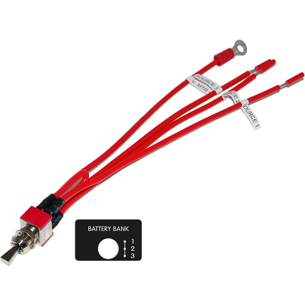 Blue Sea 4141 Switch Meter Toggle SPTT On-On-On [4141] - Bulluna.com