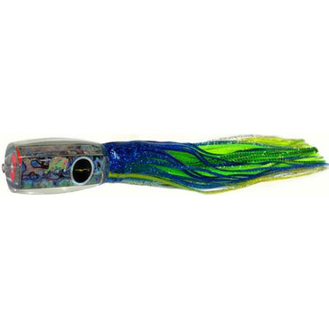 Black Bart 1656 Flat Nose Medium Heavy Tackle Lure - Blue Yellow/Green Chartreuse