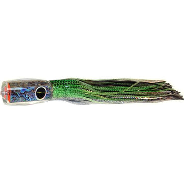 Black Bart 1656 Flat Nose Medium Heavy Tackle Lure - Green Dot/Black Dot