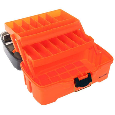 Plano 2-Tray Tackle Box w/Dual Top Access - Smoke  Bright Orange [PLAMT6221] - Bulluna.com