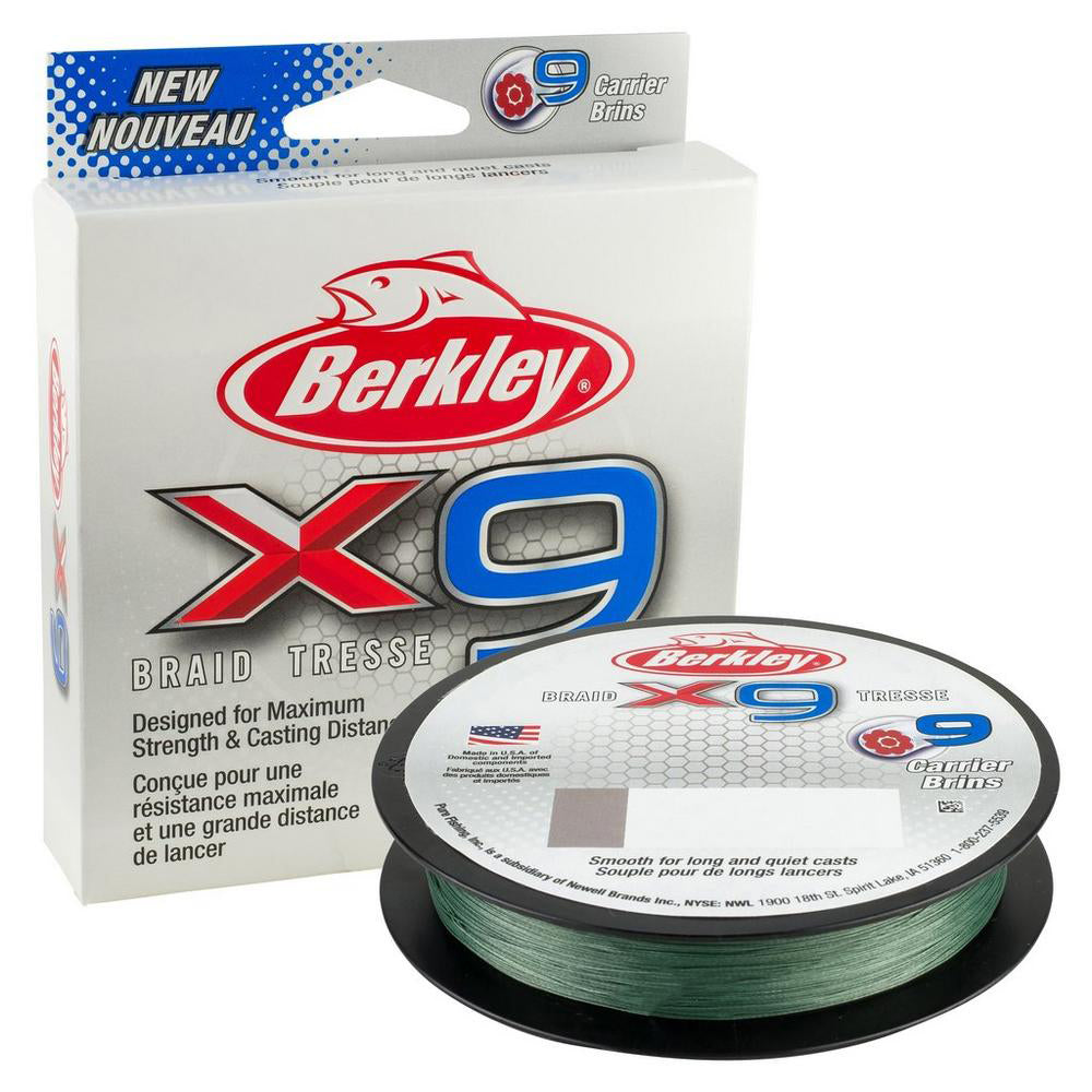 Berkley X9B33015-22 x9 Braid 328yd (220M) - Low-Vis Green [1486825]