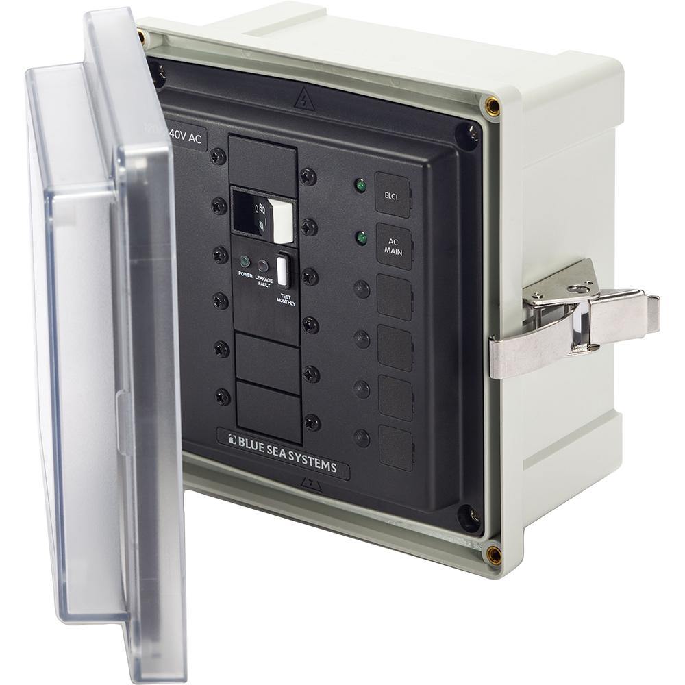 Blue Sea 3120 SMS Surface Mount System Panel Enclosure - 240V AC/50A ELCI Main f/Isolation Transformer [3120] - Bulluna.com