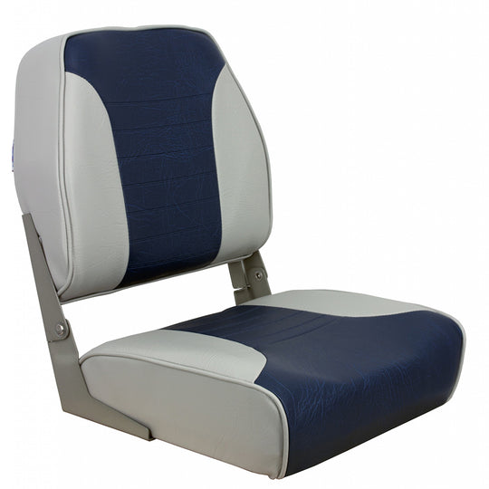 Springfield Economy Multi-Color Folding Seat - Grey/Blue [1040651] - Bulluna.com