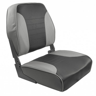 Springfield Economy Multi-Color Folding Seat - Grey/Charcoal [1040653] - Bulluna.com