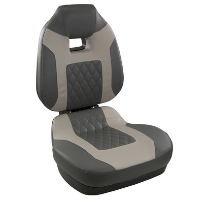 Springfield Fish Pro II High Back Folding Seat - Charcoal/Grey [1041483] - Bulluna.com