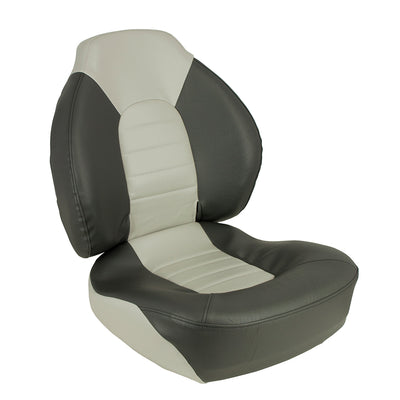 Springfield Fish Pro Mid Back Folding Seat - Charcoal/Grey [1041733] - Bulluna.com