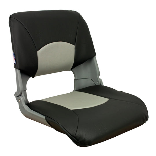 Springfield Skipper Standard Folding Seat - Grey/Charcoal [1061017] - Bulluna.com
