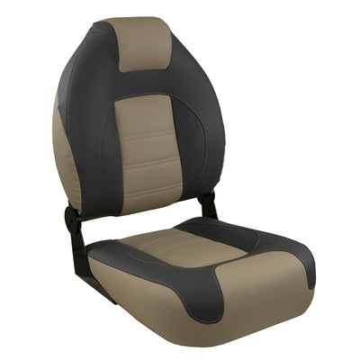 Springfield OEM Series Folding Seat - Charcoal/Tan [1062583] - Bulluna.com