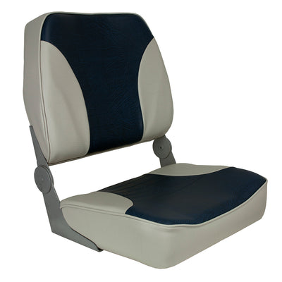 Springfield XXL Folding Seat - Grey/Blue [1040691] - Bulluna.com