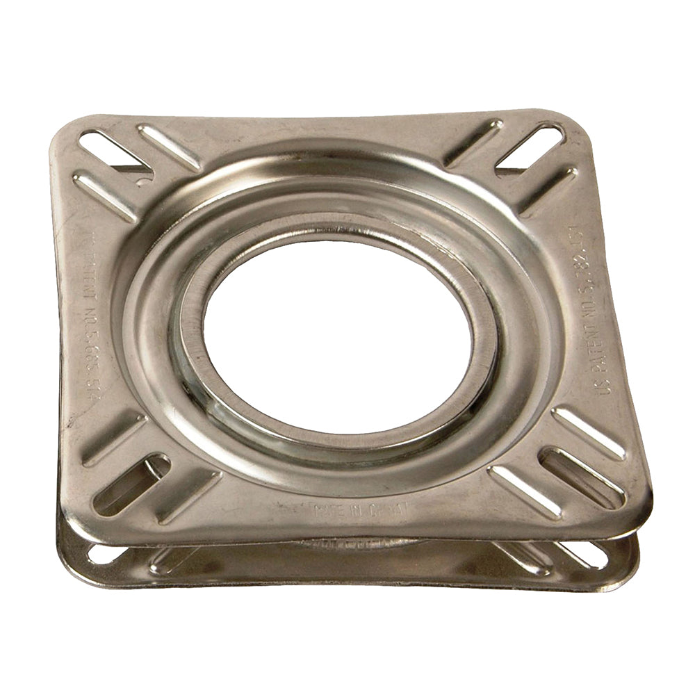 Springfield 7" Non-Locking Swivel Base - Stainless Steel [1100009] - Bulluna.com
