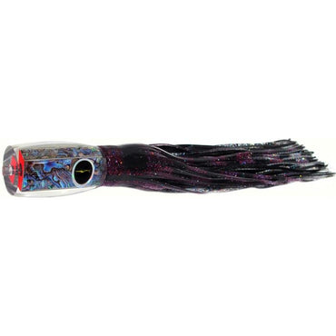 Black Bart 1656 Flat Nose Medium Heavy Tackle Lure - Purple/Black Dot