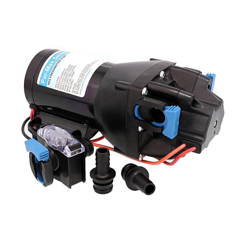 Jabsco Par-Max HD3 Heavy Duty Water Pressure Pump - 12V - 3 GPM - 40 PSI [Q301J-115S-3A] - Bulluna.com