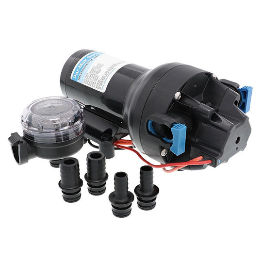 Jabsco Par-Max HD5 Heavy Duty Water Pressure Pump - 12V - 5 GPM - 40 PSI [P501J-115S-3A] - Bulluna.com