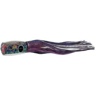 Black Bart 1656 Flat Nose Medium Heavy Tackle Lure - Purple Blue Dot/White Black Dot