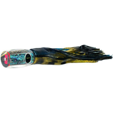 Black Bart 1656 Flat Nose Medium Heavy Tackle Lure - Yellowfin/Silver Gold Black
