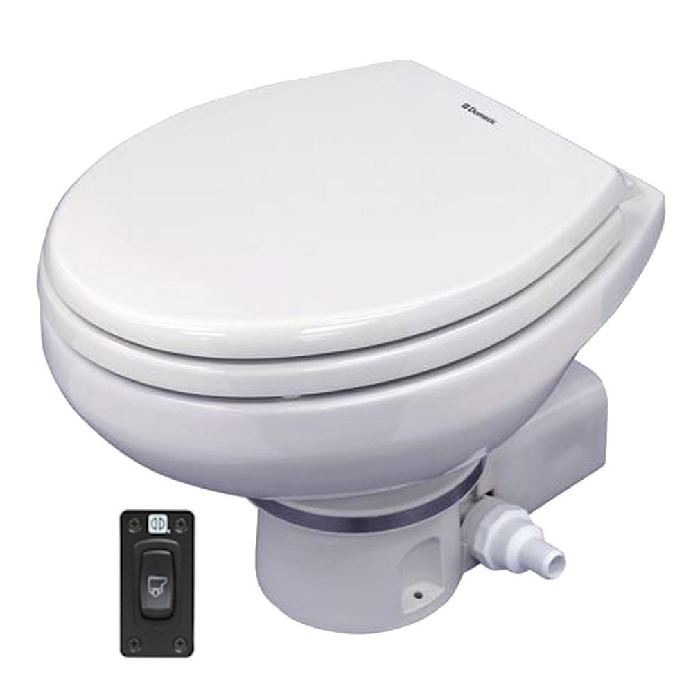 Dometic MasterFlush 7260 Macerator Toilet - 12V - White [9108836052] - Bulluna.com