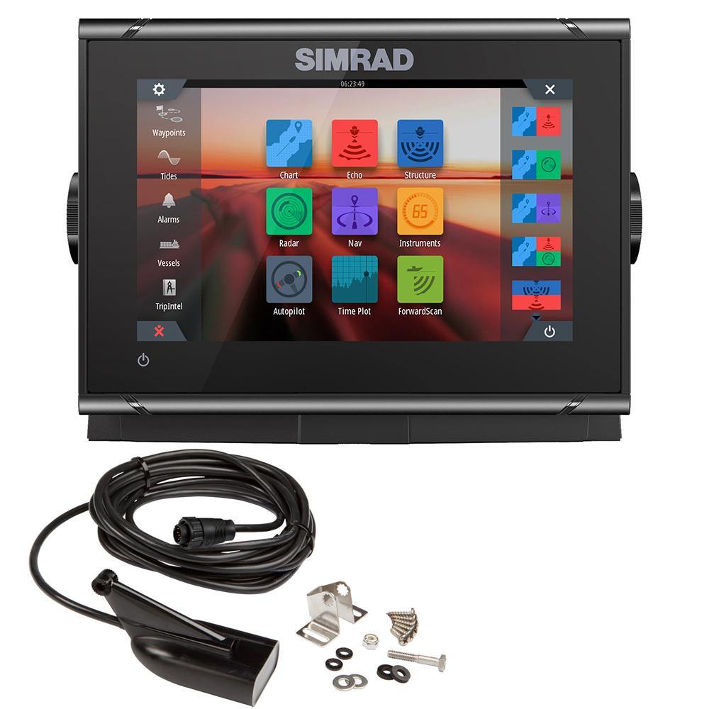 Simrad GO7 XSR Chartplotter/Fishfinder w/HDI Transom Mount Transducer  C-MAP Discover Chart [000-14326-002] - Bulluna.com