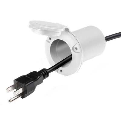 Guest AC Universal Plug Holder - White [150PHW] - Bulluna.com
