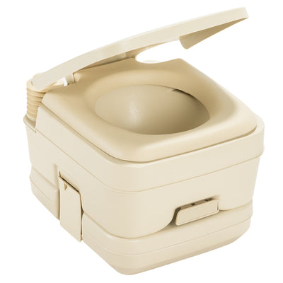 Dometic 962 Portable Toilet - 2.5 Gallon - Parchment [301096202] - Bulluna.com