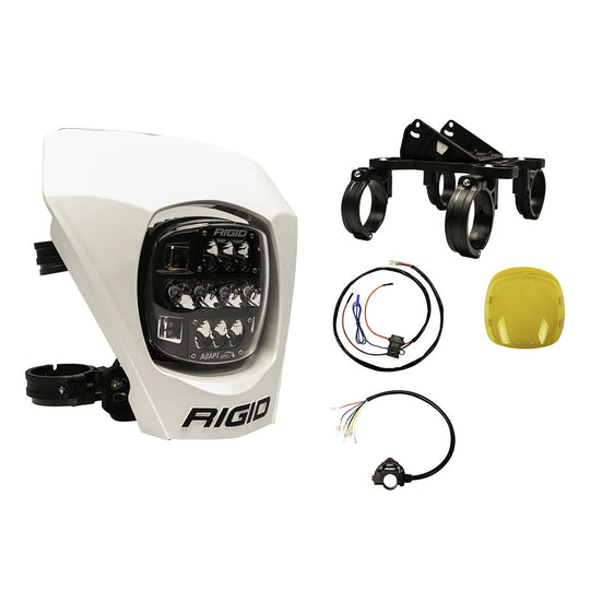 RIGID Industries Adapt XE Extreme Enduro LED Moto Kit - White [300417] - Bulluna.com