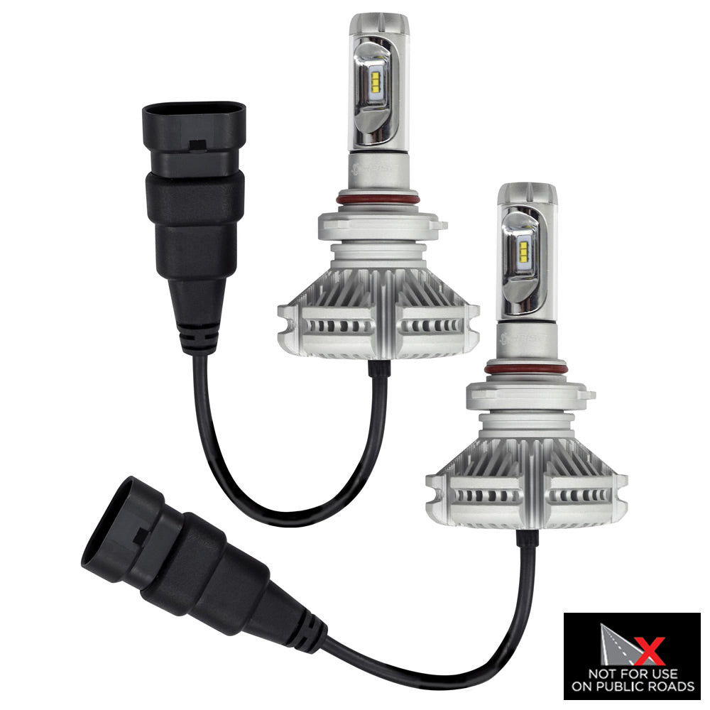 HEISE H10 Replacement LED Headlight Kit - Single Beam [HE-H10LED] - Bulluna.com