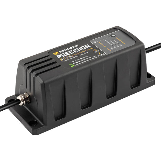 Minn Kota On-Board Precision Charger MK-110 PCL 1 Bank x 10 AMP LI Optimized Charger [1831101] - Bulluna.com