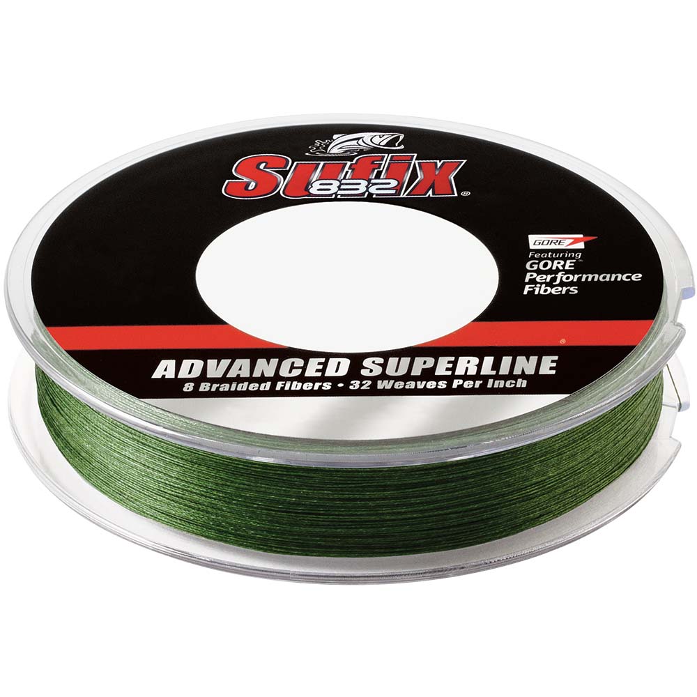 Sufix 832 Advanced Superline Braid - 15lb - Low-Vis Green - 150 yds [660-015G]