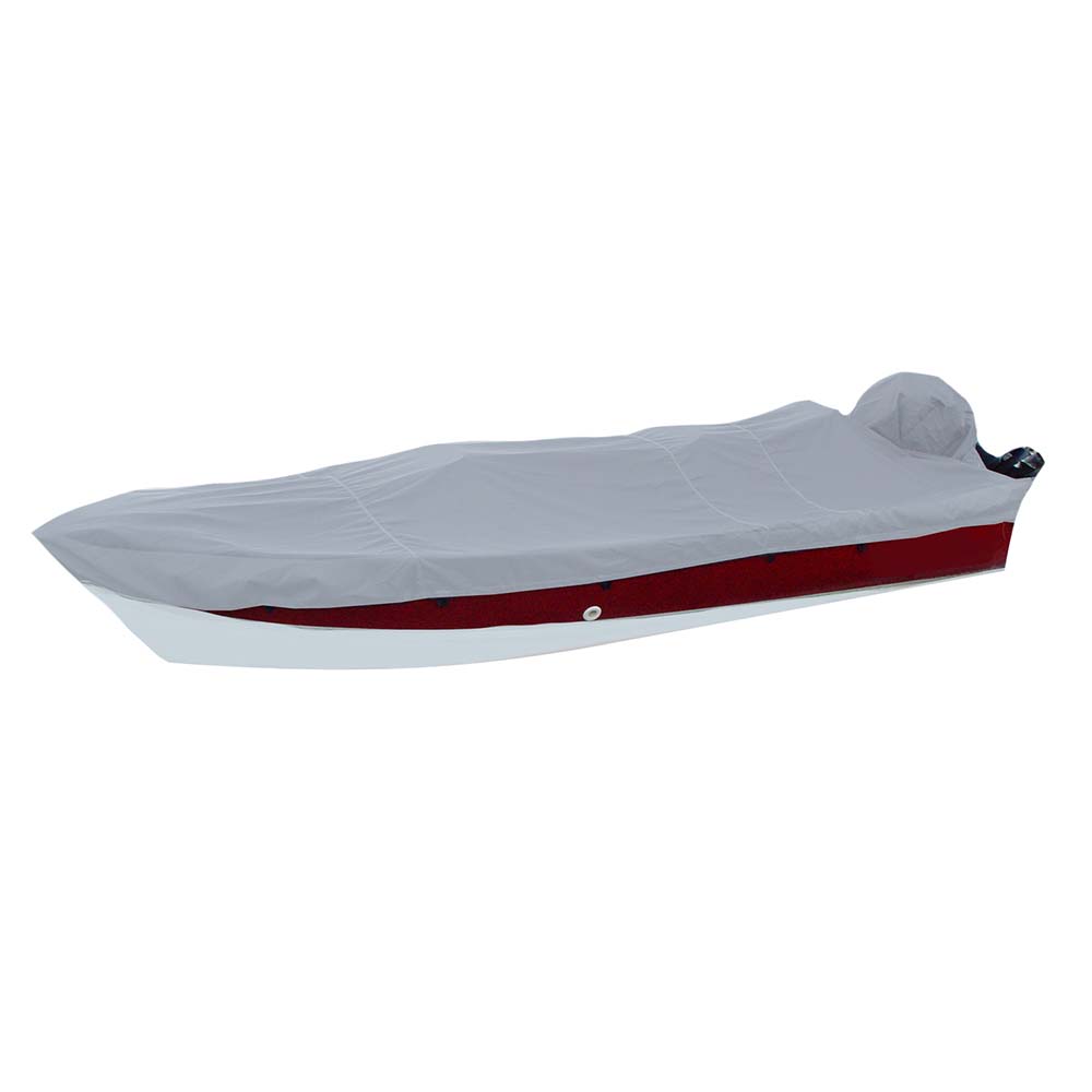 Carver Poly-Flex II Narrow Series Styled-to-Fit Boat Cover f/18.5 V-Hull Side Console Fishing Boats - Grey [72218NF-10]