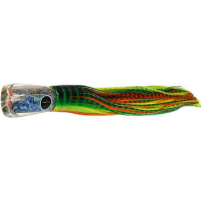 Black Bart Oz Prowler Medium Heavy Tackle Lure - Green Orange Tiger/Yellow Tiger - Bulluna.com