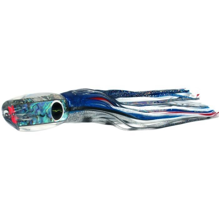 Black Bart Hawaiian Breakfast Medium Heavy Tackle Lure - Blue/White - Bulluna.com