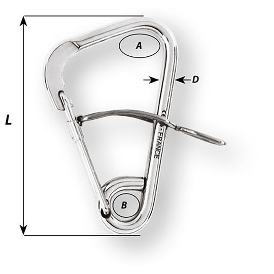 Wichard Automatic Mooring Hook - 170mm Length - 6-11/16" [2329W]