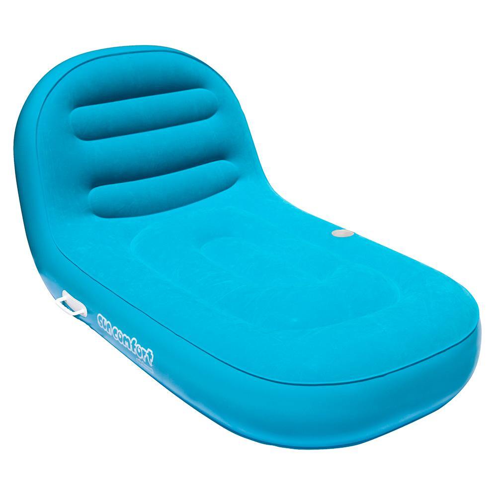 Airhead SunComfort Cool Suede Chaise Lounge - Sapphire - Bulluna.com
