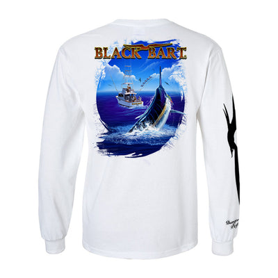 Black Bart Meets Tutu Long Sleeve T-Shirt - Bulluna.com
