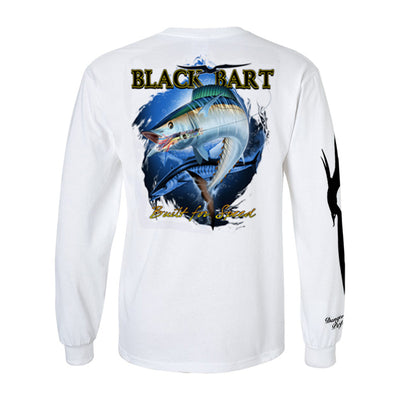 Black Bart Wahoo Long Sleeve T-Shirt - Bulluna.com