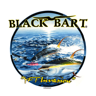 Black Bart Yellowfin Tuna Long Sleeve T-Shirt - Bulluna.com