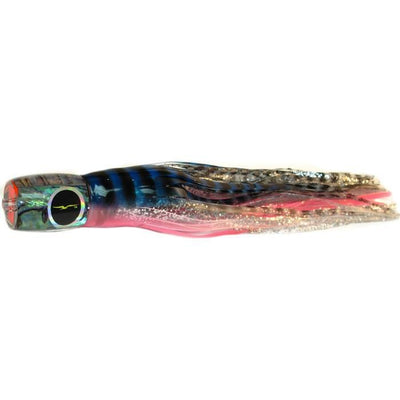 Black Bart Mahi Candy Medium Tackle Lure - Blue Pink Tiger/Silver Tiger - Bulluna.com