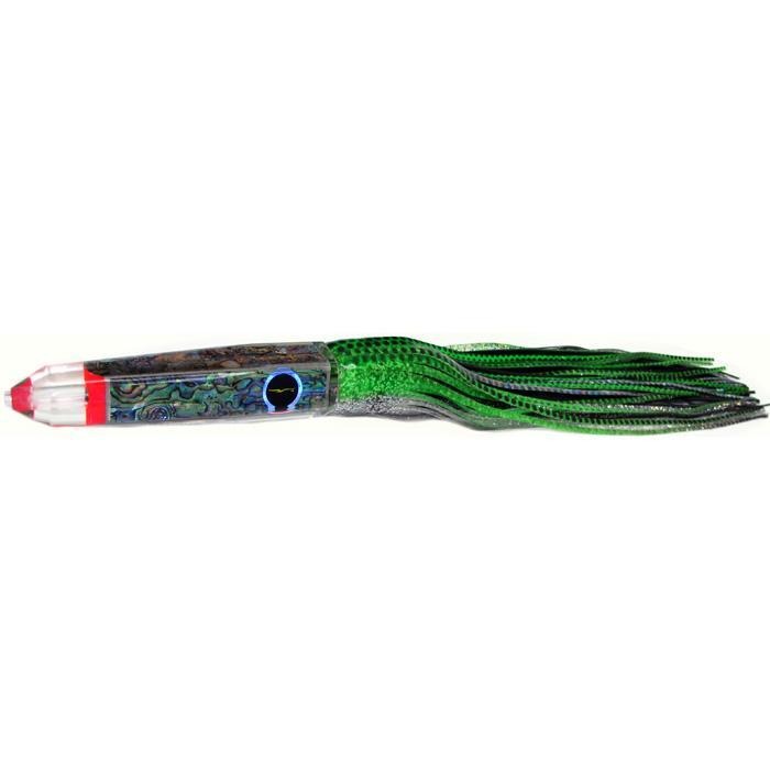 Black Bart Wahoo Candy Medium Heavy Tackle Lure - Green/Black Dot - Bulluna.com