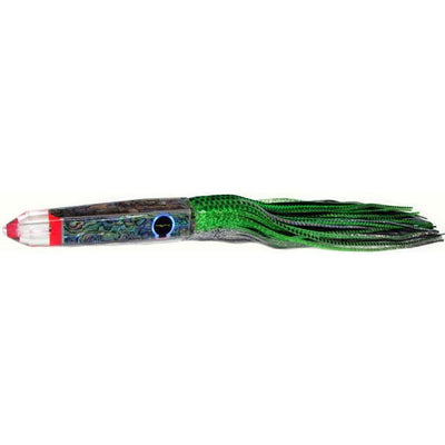 Black Bart Wahoo Candy Medium Heavy Tackle Lure - Green/Black Dot - Bulluna.com