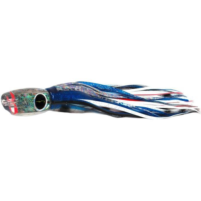 Black Bart Hot Breakfast Medium Heavy Tackle Lure - Blue/White - Bulluna.com