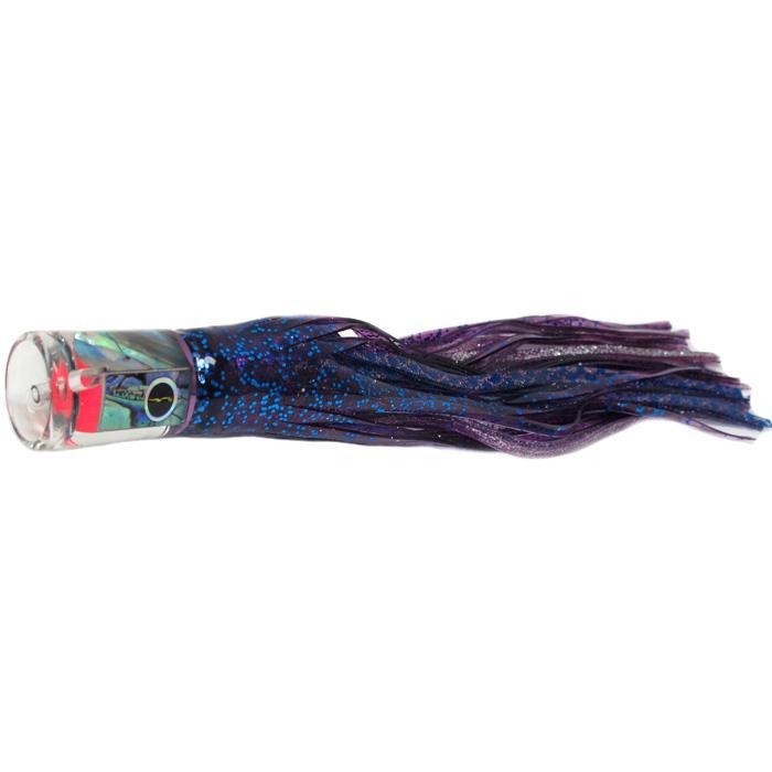 Black Bart El Squid Senior Medium Tackle Lure - Purple Fleck/Purple Blue Dot - Bulluna.com