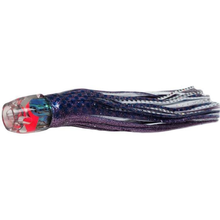 Black Bart Hex Jet Light Tackle Lure - Purple Dot/White Dot - Bulluna.com
