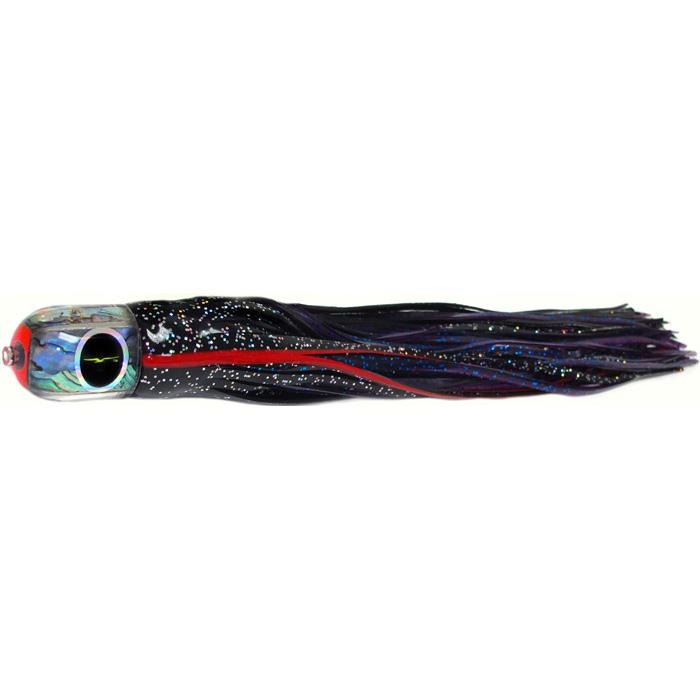 Black Bart Punisher Medium Heavy Tackle Lure - Black Red/Purple Fleck - Bulluna.com