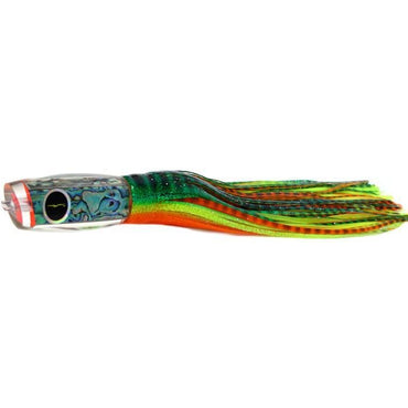 Black Bart 1656 Angle Medium Heavy Tackle Lure - Green Orange Tiger/Yellow Tiger