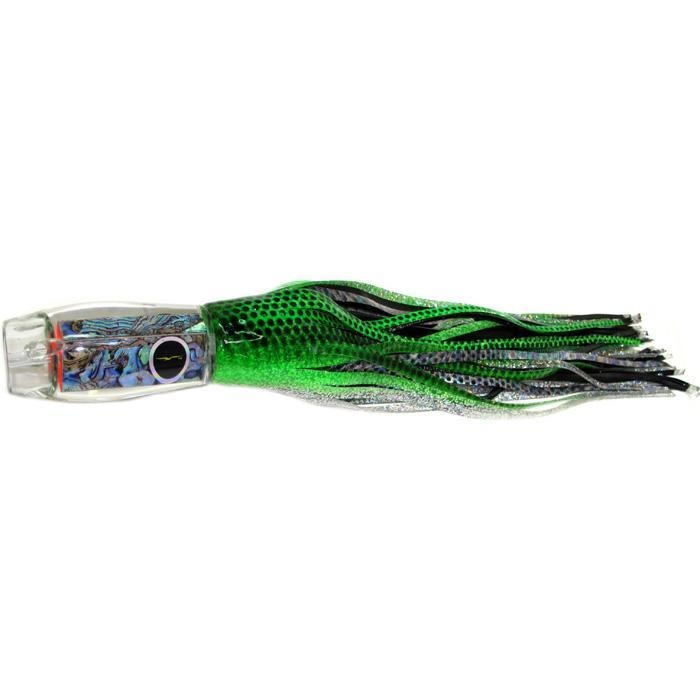 Black Bart Kona ProJet Medium Heavy Tackle Lure - Green Dot/Black Dot - Bulluna.com