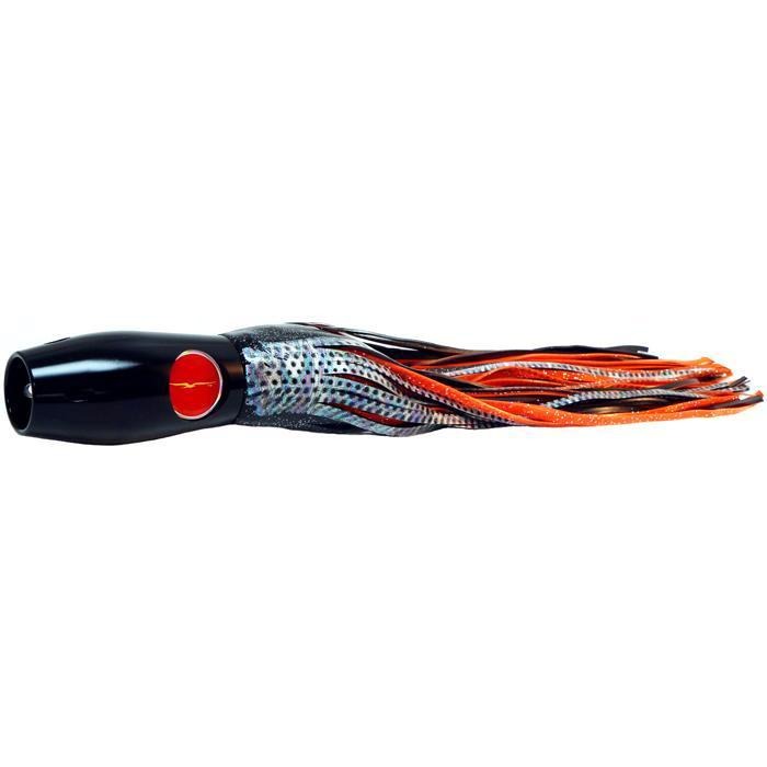 Black Bart Heavy Metal Ascension Pro Jet Lure - Black Dot/Orange Dot - Bulluna.com