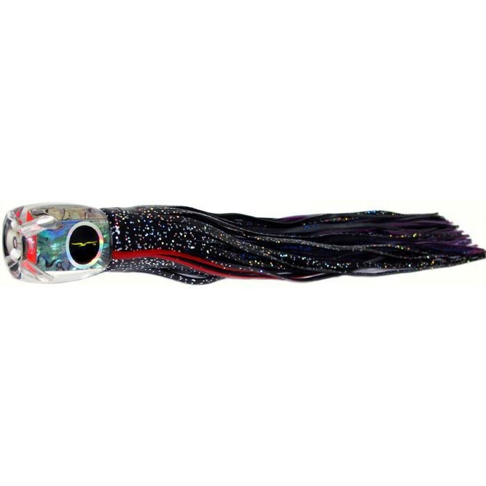 Black Bart Saint Thomas Prowler Medium Heavy Tackle Lure - Black Red/Purple Fleck - Bulluna.com