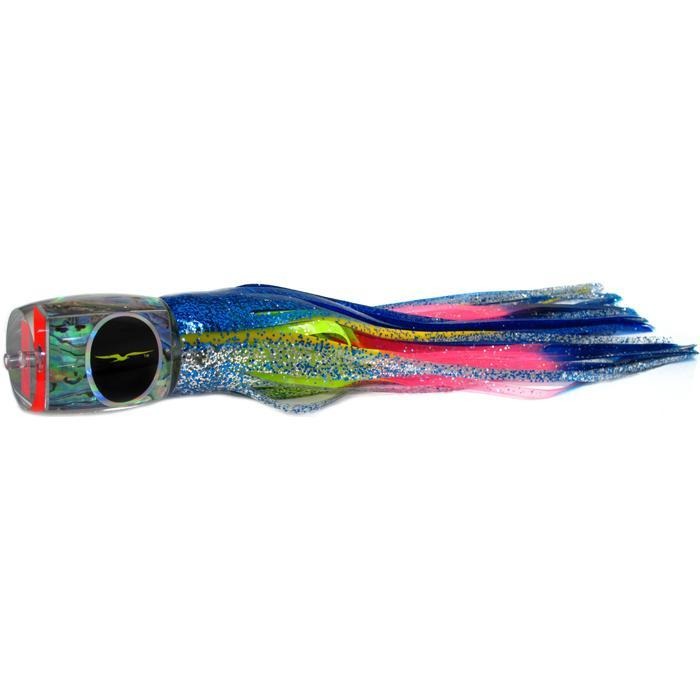 Black Bart Marlin Candy Medium Heavy Tackle Lure - Blue Yellow/Rainbow - Bulluna.com